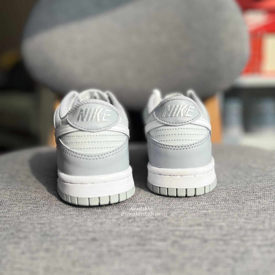 giày nike dunk low 'pure platinum' (gs) dh9765-001