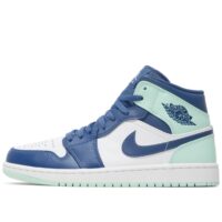 giày nike air jordan 1 mid ‘blue mint’ 554724-413