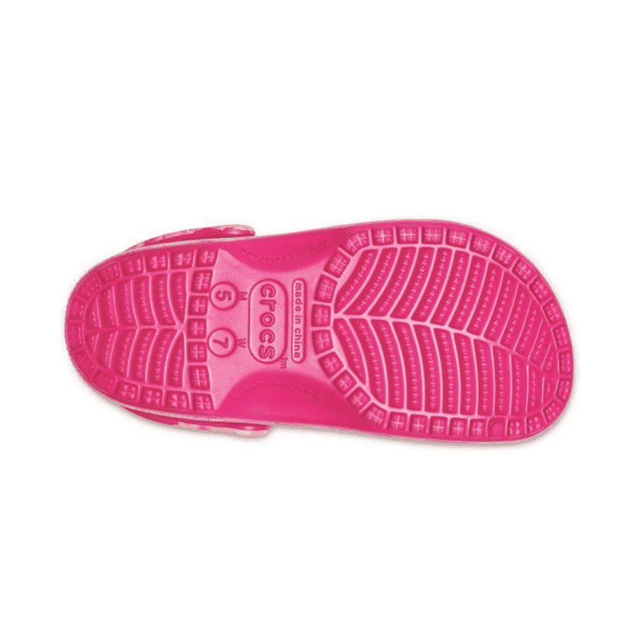 dép crocs classic bleach dye clog 'candy pink' 207326-6x0