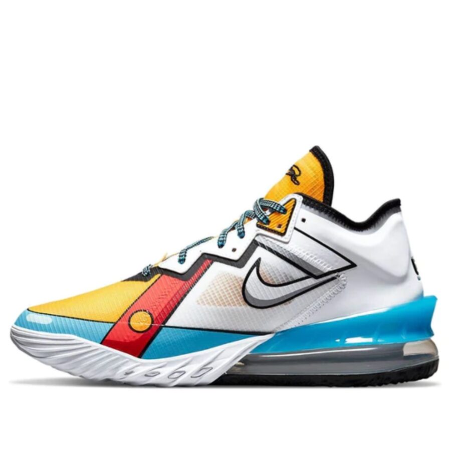 giày nike lebron 18 low 'stewie griffin' cv7564-104/cv7562-104