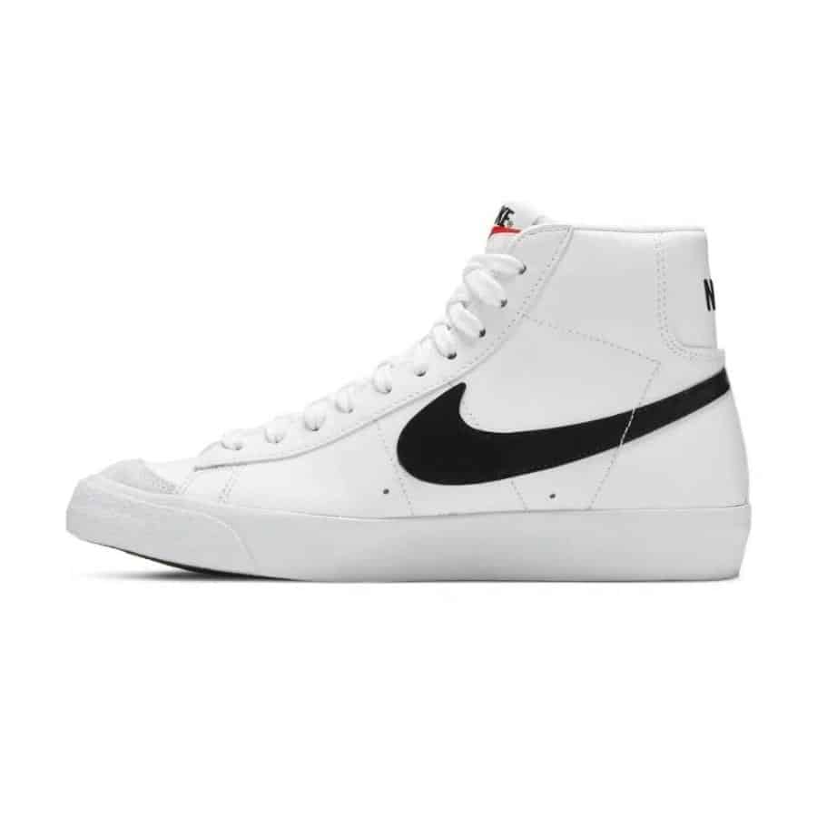 giày nike blazer mid ’77 gs ‘white black’ da4086-100