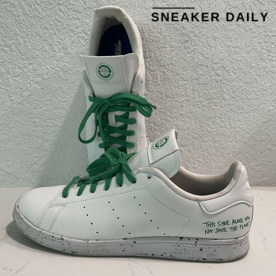 stan smith 'clean classics collection - white green' fu9609 (1)