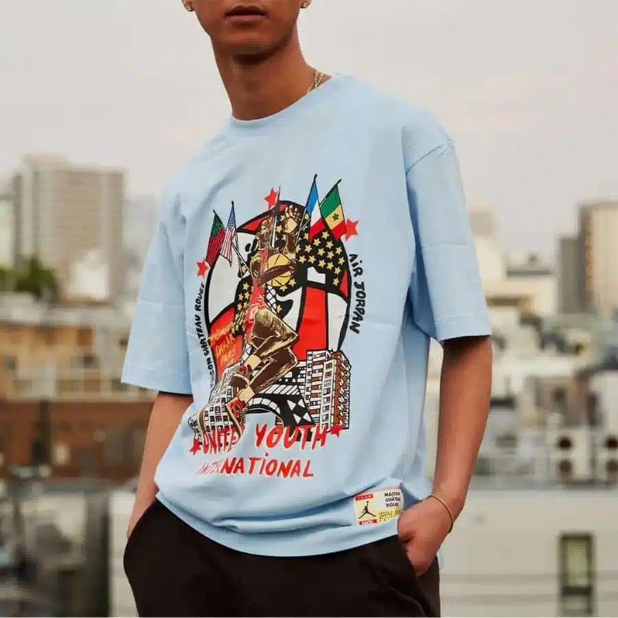 jordan x maison chateau rouge t shirt