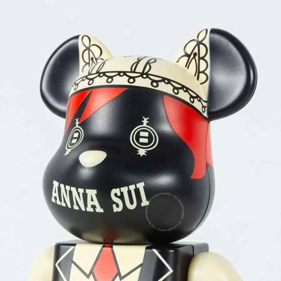 Bearbrick Anna Sui 'Red & Beige' 1000% BB-ASRB