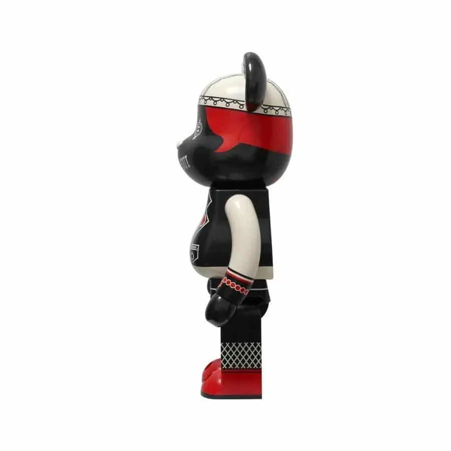 Bearbrick Anna Sui 'Red & Beige' 1000% BB-ASRB