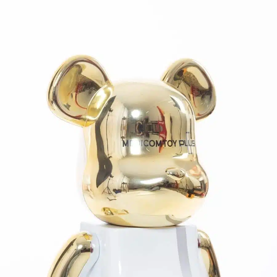 その他 MEDICOM TOY - BE@BRICK MEDICOM TOY PLUS GOLD CHROME Bearbrick Medicom Toy Plus 100% & 400% Set Pink Gold Chrome