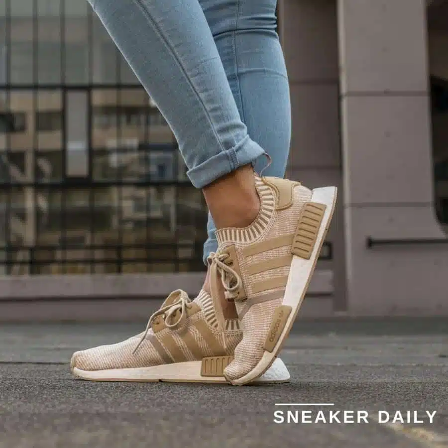 Giay nam adidas NMD R1 PK Linen Khaki BY1912 Sneaker Daily