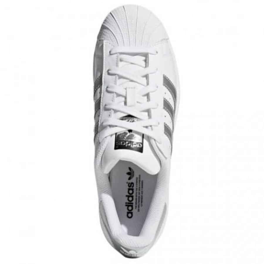 _adidas superstar 'white silver metallic' aq3091