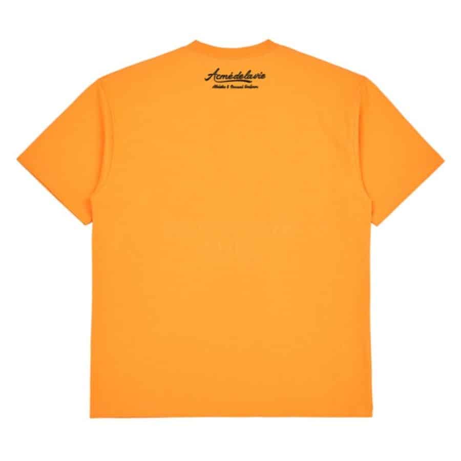 áo thun adlv gel printing logo short sleeve t-shirt orange (1)