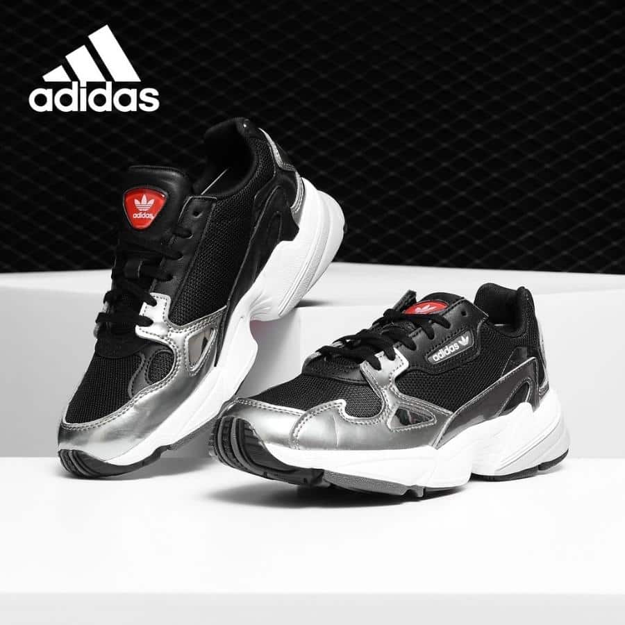 giày adidas falcon black silver g54691