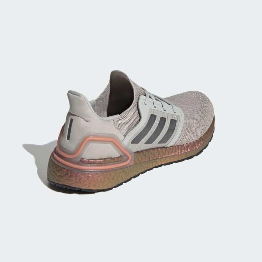 giày adidas ultraboost 20 'metal grey signal coral' fv4389