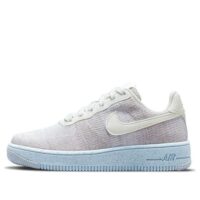 giày nike air force 1 crater flyknit 'white chambray blue' (gs) dh3375-101