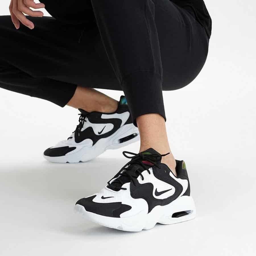 giày nike air max 2x 'white black' ck2943-100