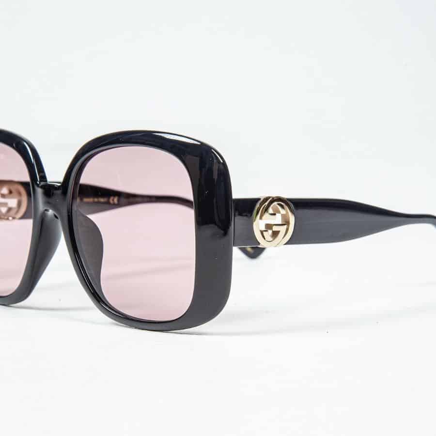 kính gucci sunglasses black frame pink lenses gg1029sa 002