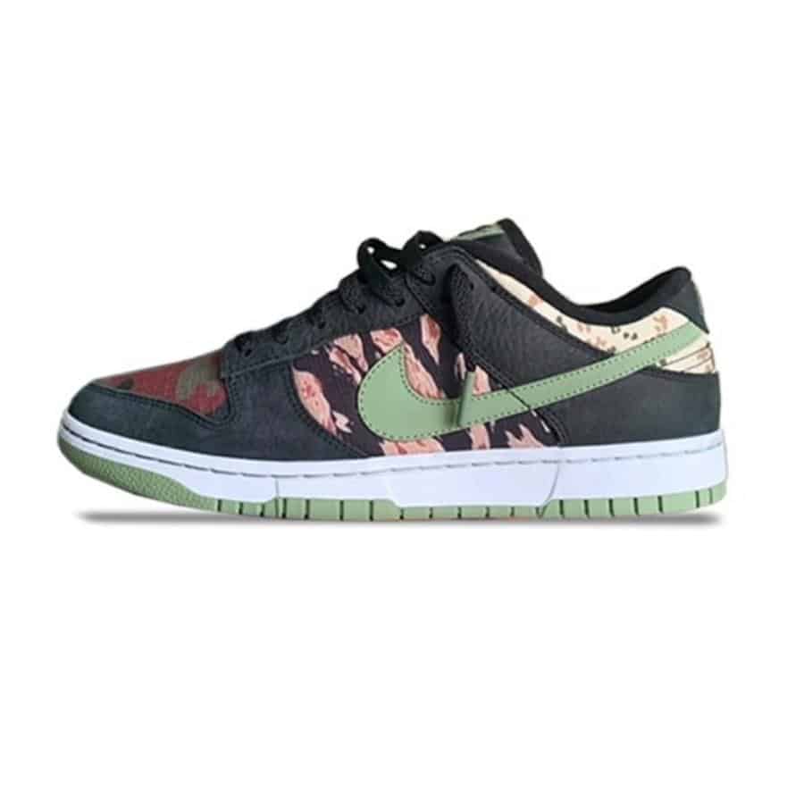 GiÃ y Nike Dunk Low Camo 'Oil Green' DH0957-001 - Sneaker Daily