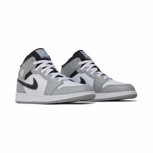 GiÃ y ná»¯ Nike Air Jordan 1 Mid GS 'Light Smoke Grey' 554725-078 - Sneaker Daily