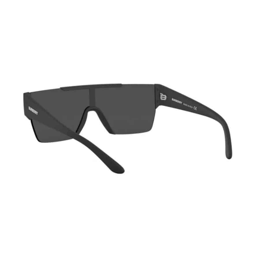 Kính Burberry Matte Black Plastic Rectangle Sunglasses Black Lens BE 4291  346487 - Sneaker Daily