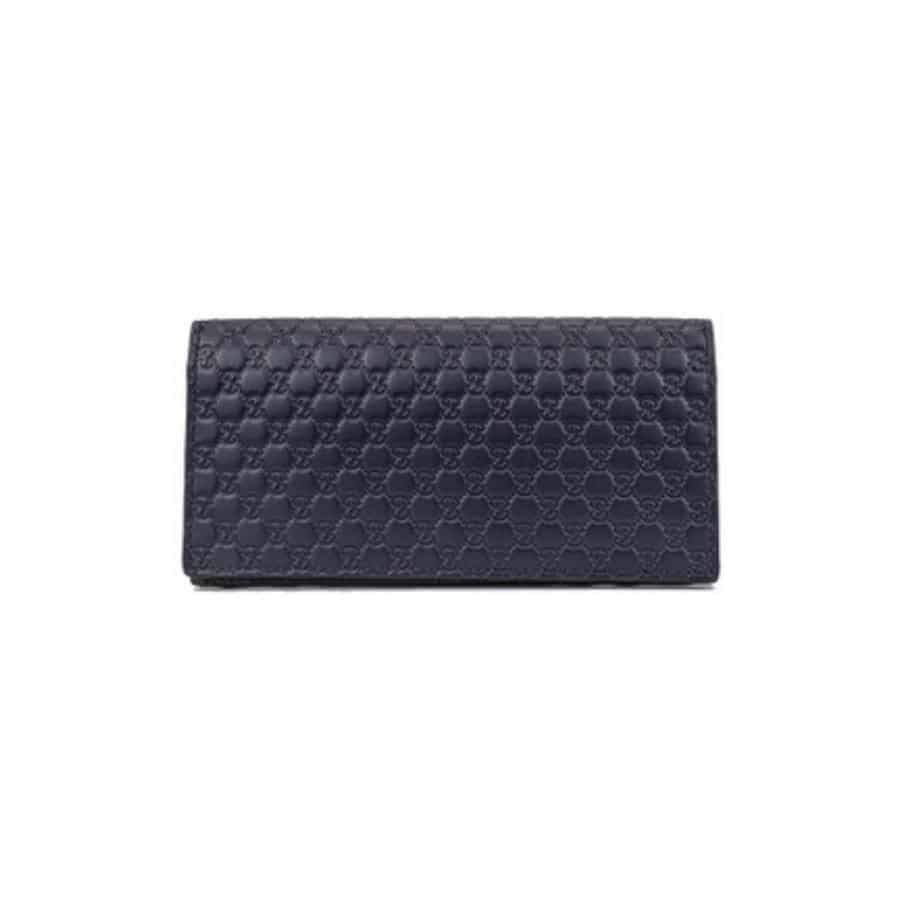 vi-gucci-mens-microguccissima-gg-logo-leather-slim-long-bifold-wallet-with-id-slot-blue-8fbe5ac5d69aaags