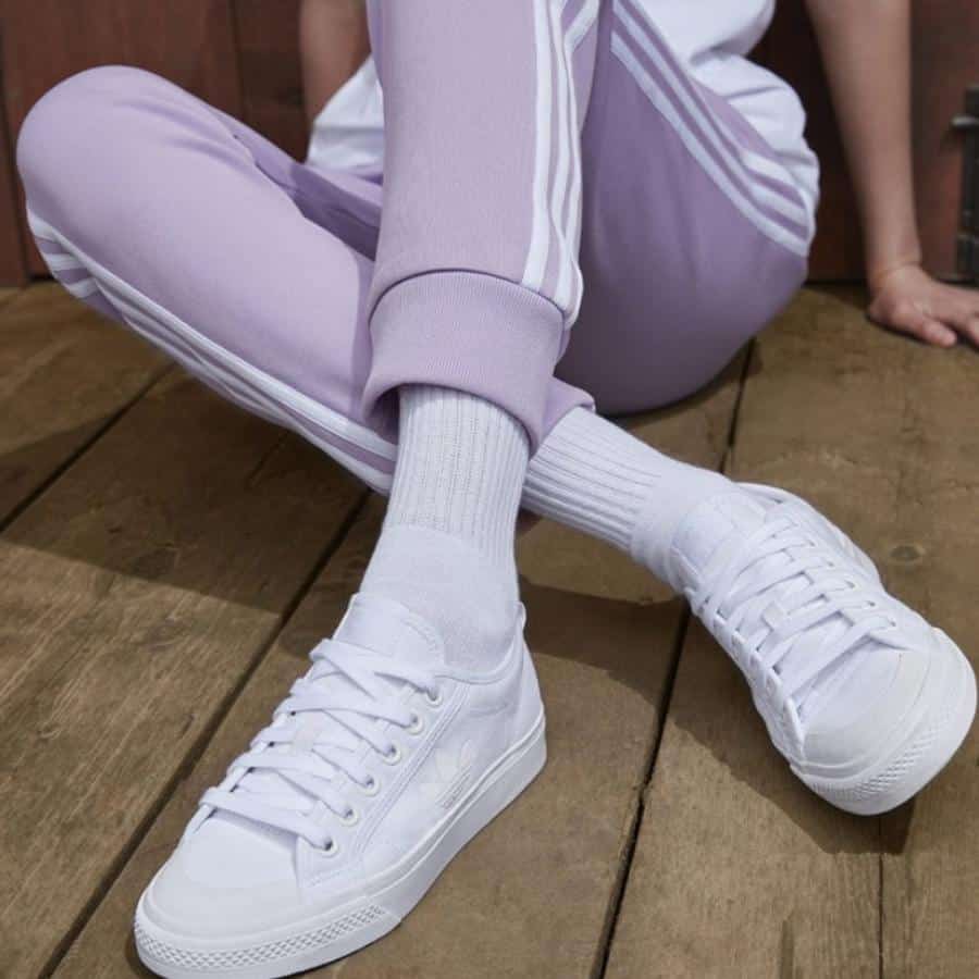 giày adidas nizza trefoil white gz7291