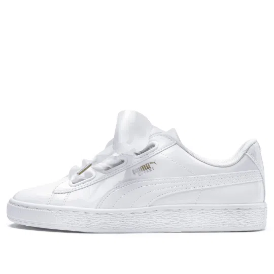 Puma basket heart outlet junior white