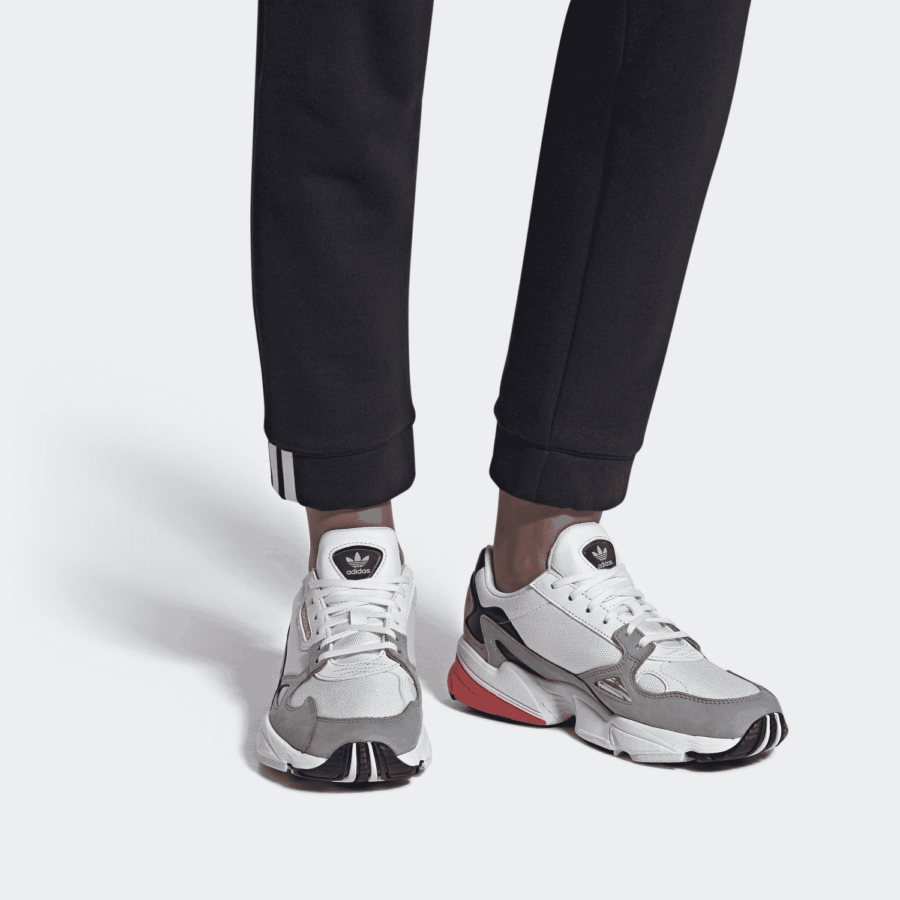 giày adidas wmns falcon 'white grey' cg6214