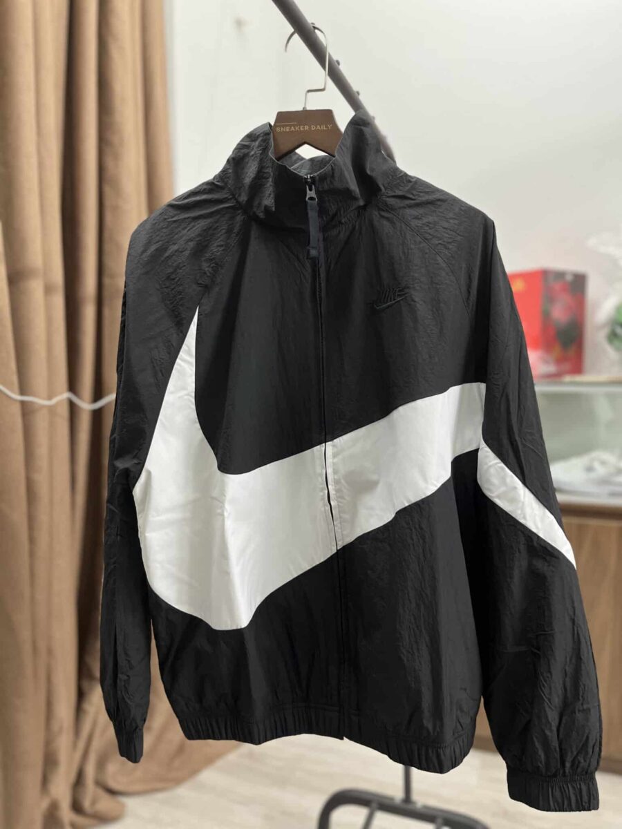 áo nike big swoosh jacket in black dv1363-010