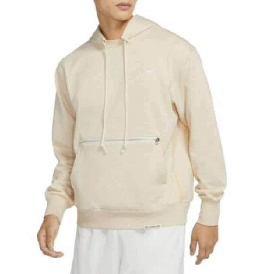 áo nike standard issue pullover hoodie men's running casual top ivory cv0865-252