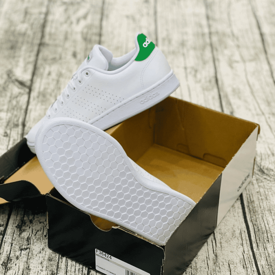 giày adidas advantage white f36424
