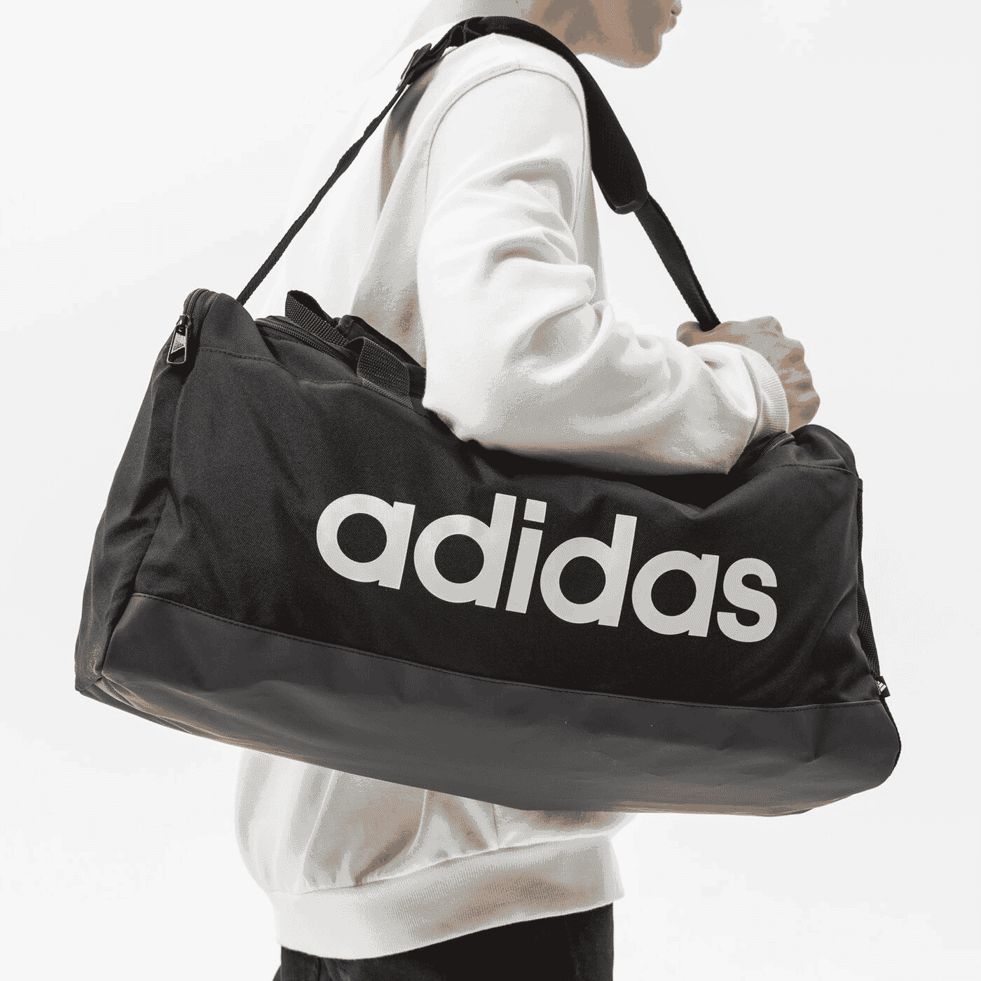 Túi Trống Adidas Essentials Logo Duffel Bag Extra Small GN1925 Màu Đen