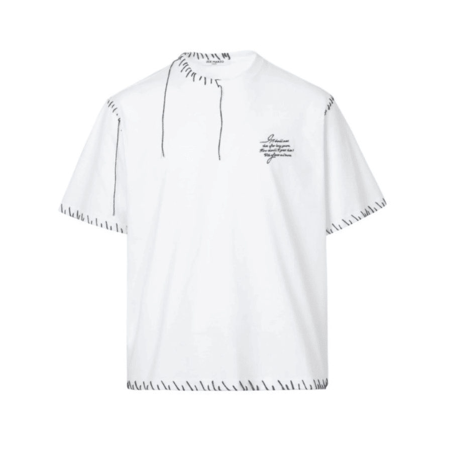 13de Marzo Fluorescence Palda Bear T-Shirt White