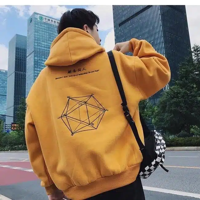 áo hoodie đi kèm túi đeo chéo