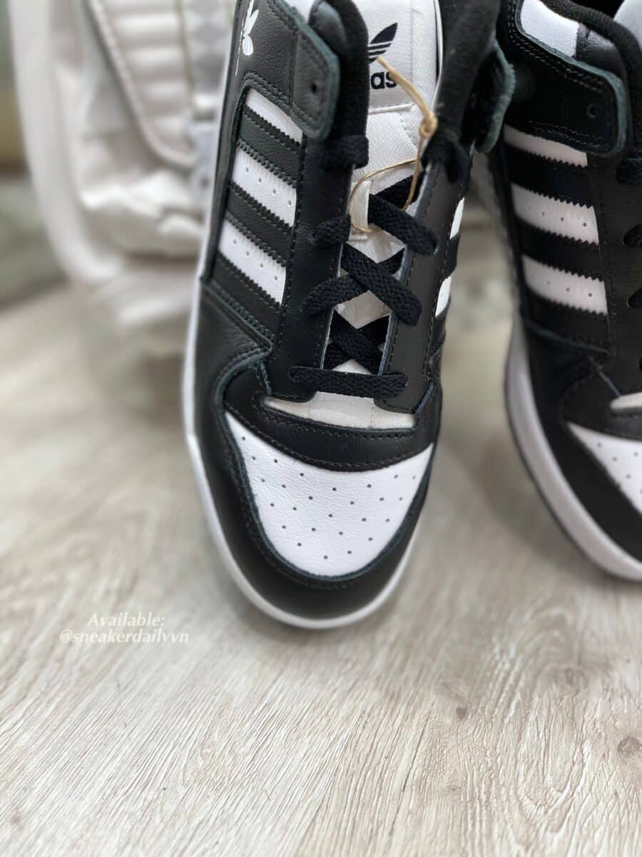 giày adidas forum low 'black white' hq1494