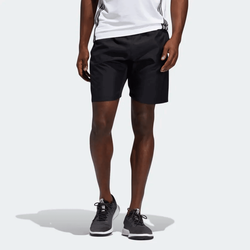 quần adidas 8-inch 3-stripes shorts black fm2146
