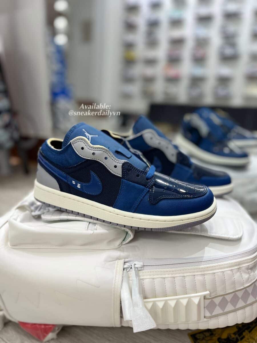 giày air jordan 1 low se craft 'inside out - obsidian' dr8867-400