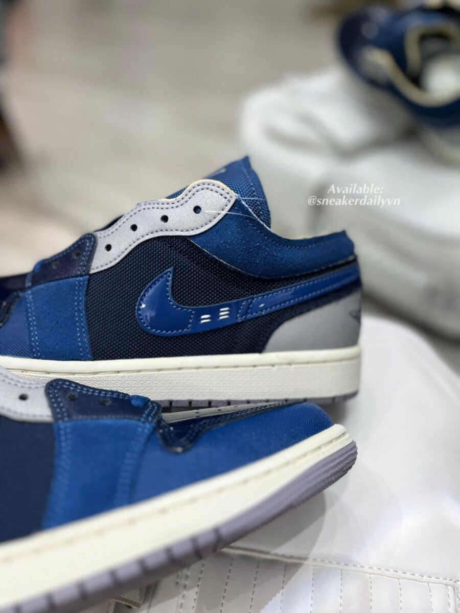 giày air jordan 1 low se craft 'inside out - obsidian' dr8867-400