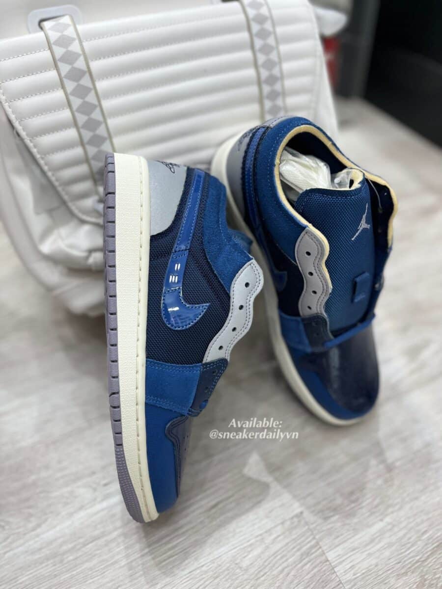 giày air jordan 1 low se craft 'inside out - obsidian' dr8867-400