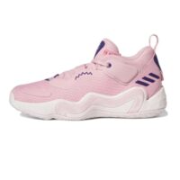 giày bóng rổ adidas d.o.n. issue 3 'light pink team colleg purple' gw3643