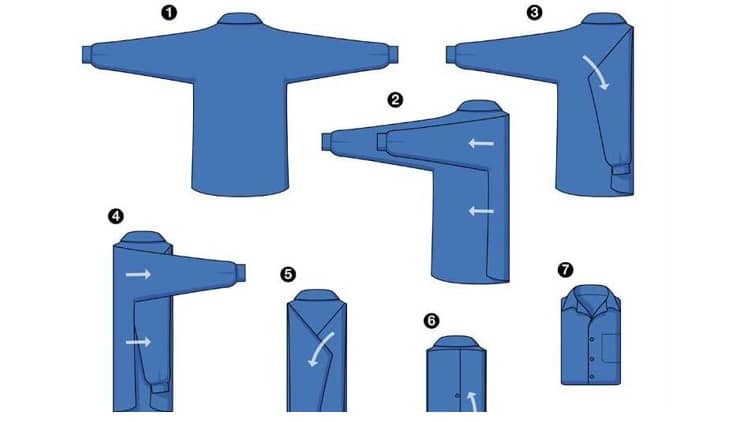 [hướng dẫn] 8+ cách gấp áo sơ mi cho tủ đồ ngăn nắp