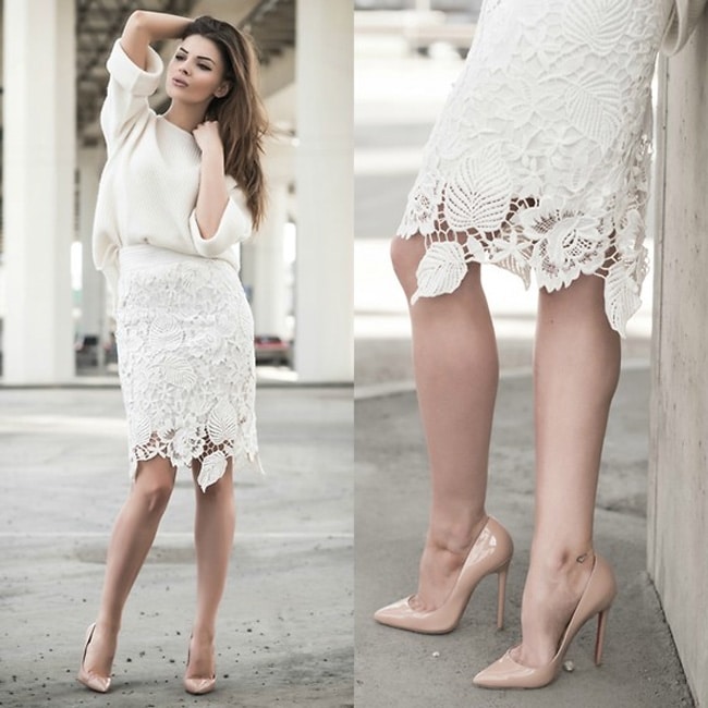 Top 155+ về váy trắng mang giày màu gì