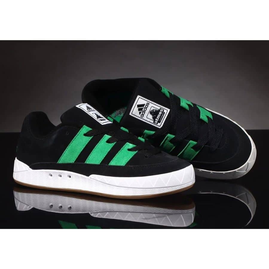 giày adidas x atmos x xlarge adimatic 'core black green' hq3936