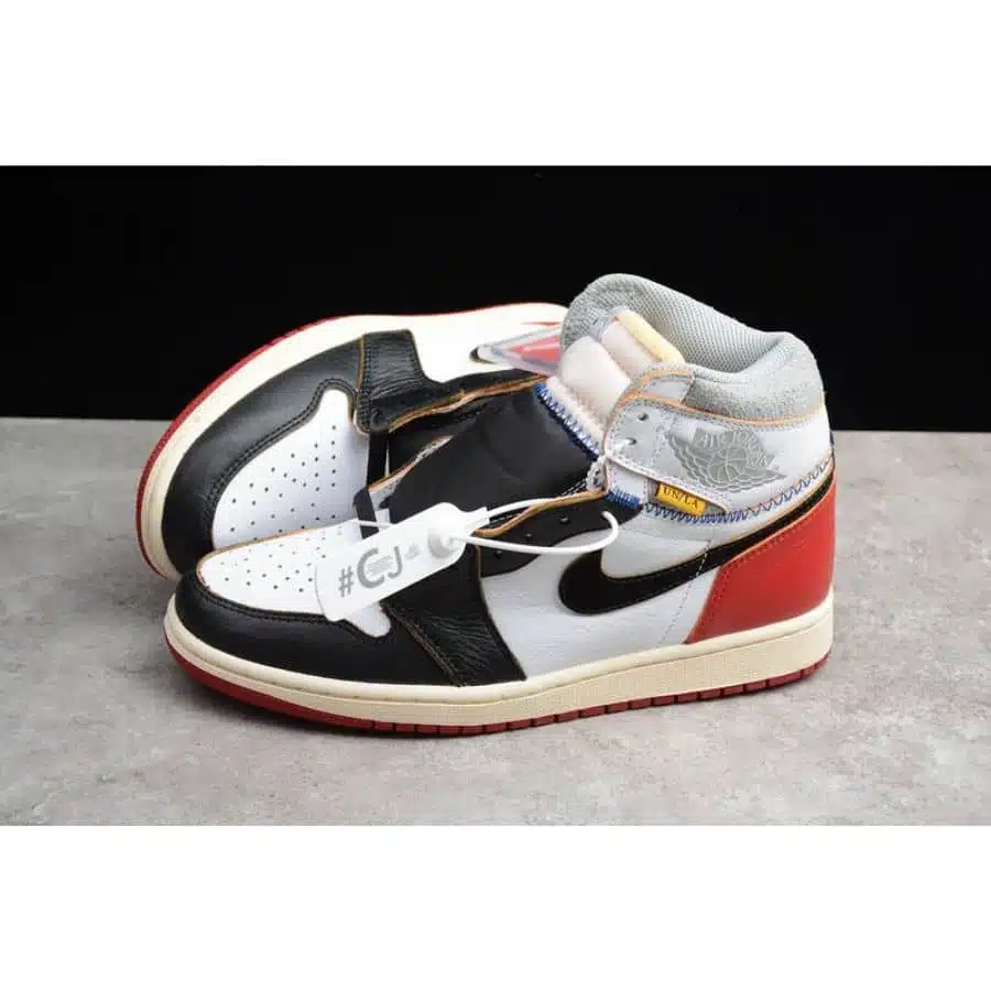 Giay Nike Air Jordan 1 x Union Retro High Black Toe BV1300 106