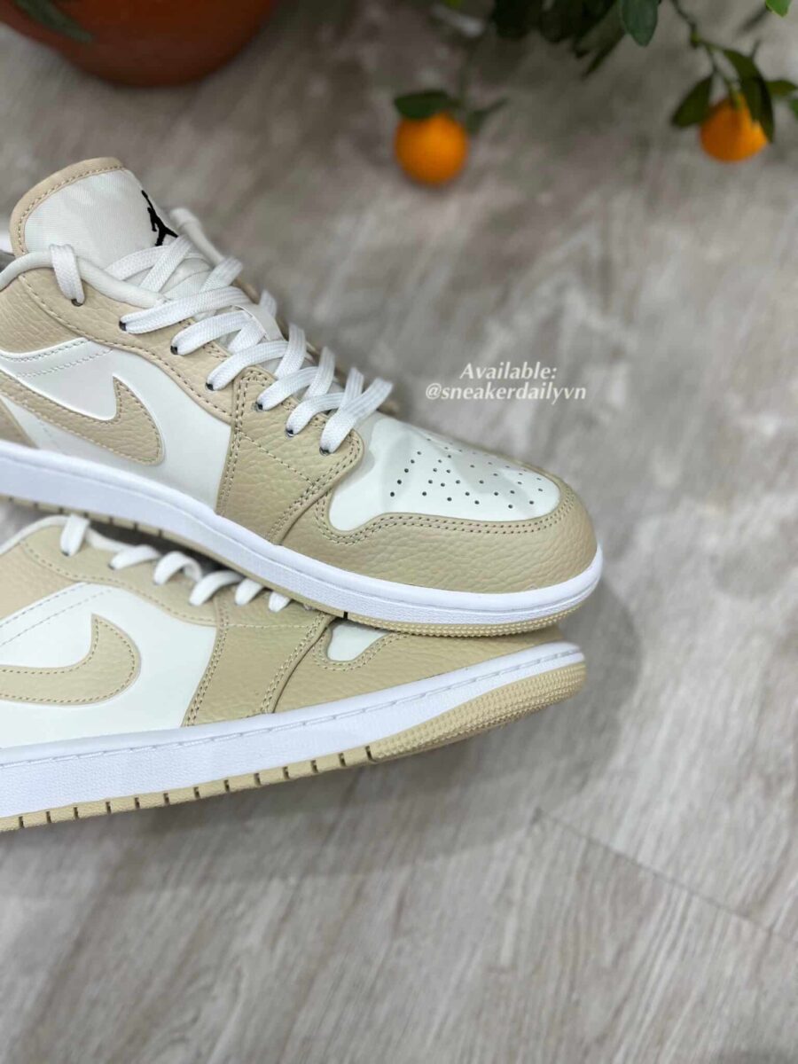 giày air jordan 1 low se 'sail rattan' fb7168-121