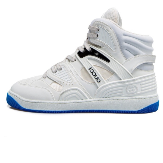 giày gucci basket high sneaker 'white blue' 661301-2sha0-9014