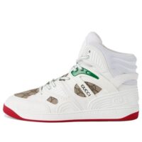 giày gucci basket sneaker with interlocking g 'white demetra' ‎673077 2shg0 9076