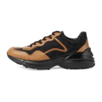giày gucci rhyton ‘black/brown’ 725932 faa1p 1155