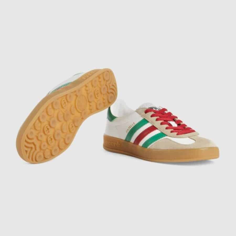 Buy Adidas x Gucci Wmns Gazelle 'White Green Red' - 726488 AAA43