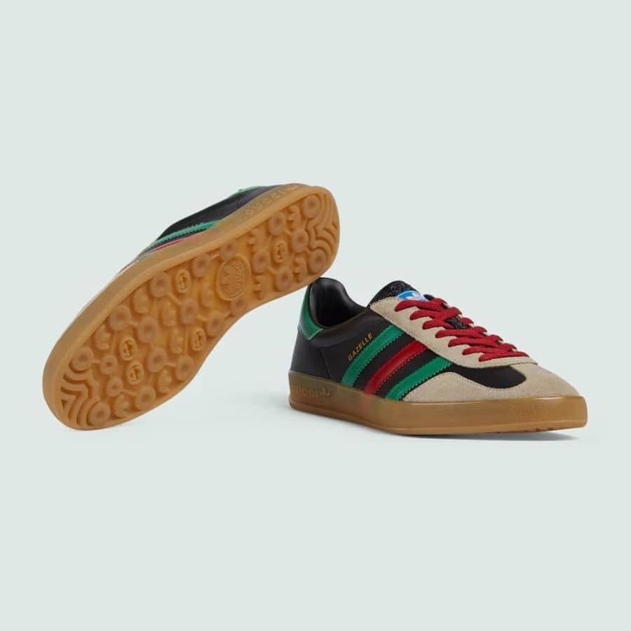 Giày Adidas X Gucci Men'S Gazelle 'Black' ‎726487 Aaa43 9549 - Sneaker Daily