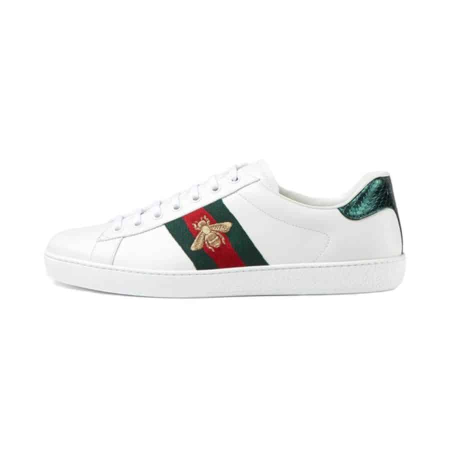 Giày Gucci Ace Embroidered 'Bee' 429446-02Jp0-9064 - Sneaker Daily