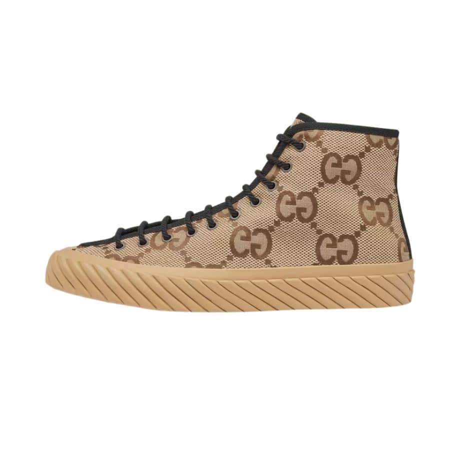 Giày Gucci Maxi Gg High Top 'Camel And Ebony' 703034 Ukoh0 2590 - Sneaker  Daily