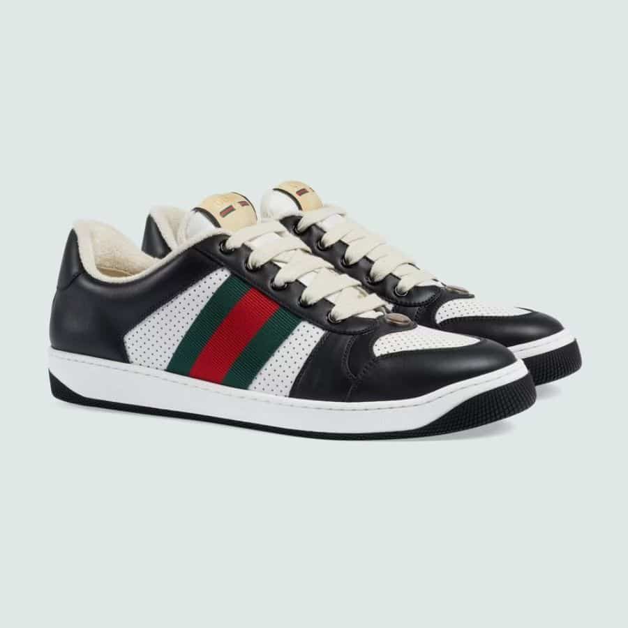 Giày Gucci Screener Black/White 546163 AAA4S 1061 - Sneaker Daily